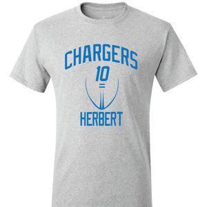Chargers Justin Herbert Training Camp Jersey Tee